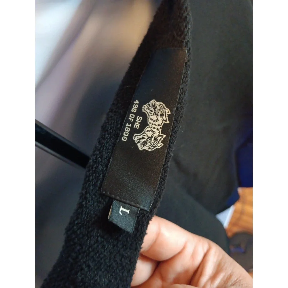 DARC SPORT SHE COLLECTION CROPPED TOP SWEATER Black SIZE Large 498 of 1000 - Picture 5 of 5